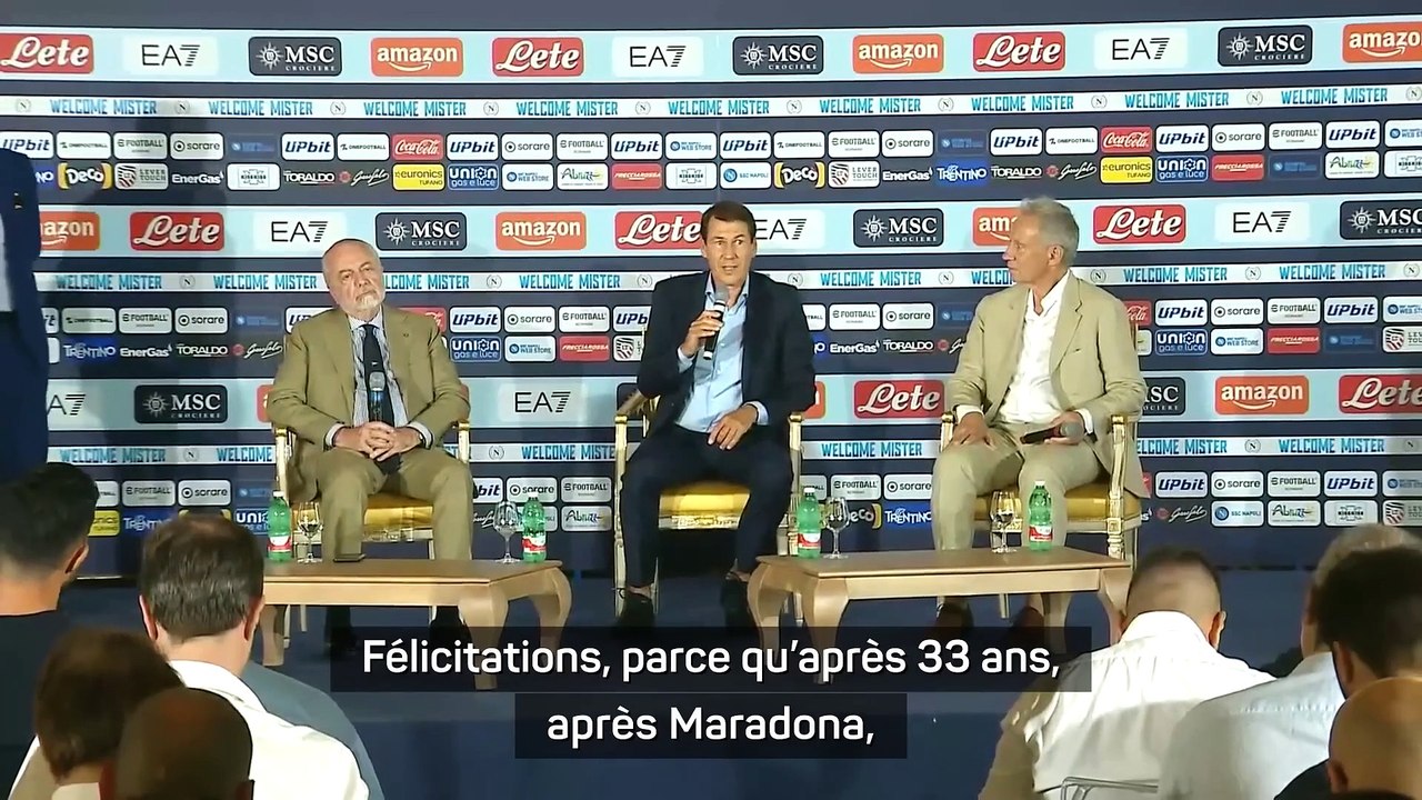 Rudi Garcia doit gagner la Ligue des Champions avec Naples  l'incroyable demande de son président