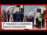 Lula desembarca em Roma e é recebido por autoridades italianas e do Vaticano