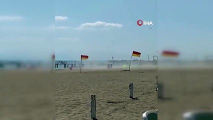 Antalya'da Sahilde Hortum Çıktı, Tatilciler Şaşkına Döndü