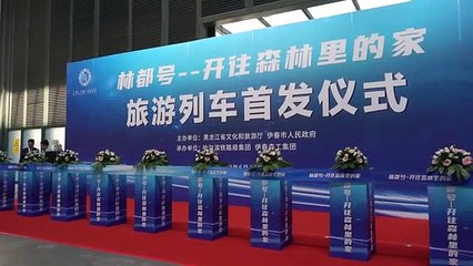 Un nouveau train touristique démarre une opération d'essai en Chine