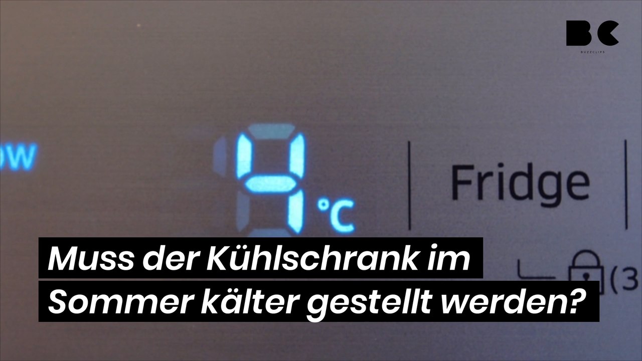 Muss der Kühlschrank im Sommer kälter gestellt werden?