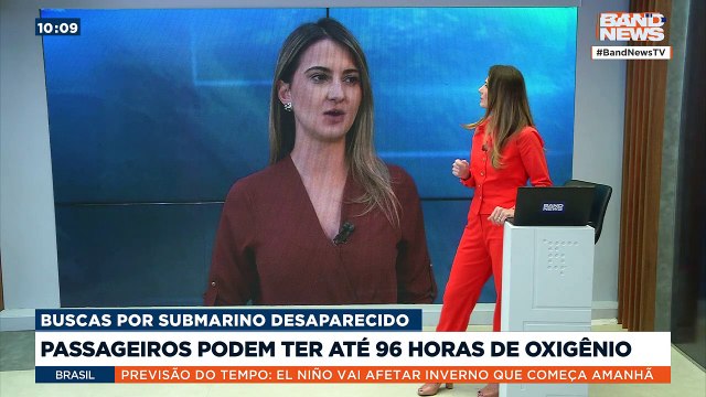 Passageiros podem ter até 96 horas de oxigênio | BandNews Mundo