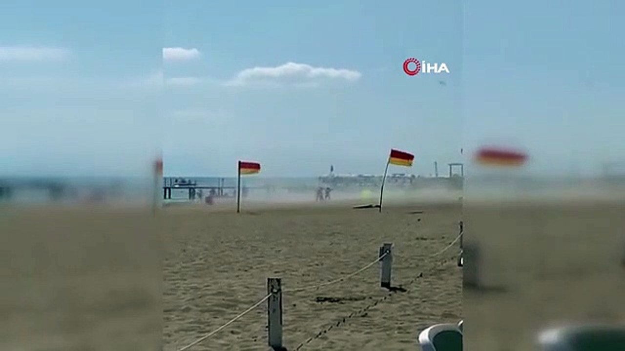 Une tornade est apparue sur la plage d'Antalya, les vacanciers sont confus
