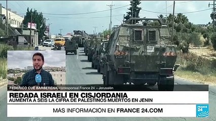 Скачать видео: Informe desde Jerusalén: se elevan a seis los palestinos muertos en una redada israelí en Jenin