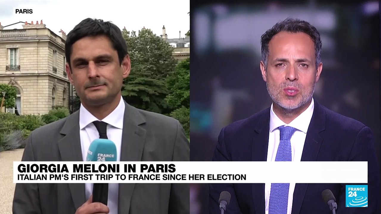 Giorgia Meloni in Paris: Italian PM's first trip to France since her election