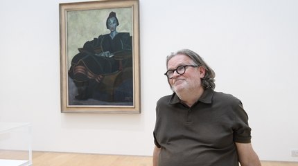 New display at Leeds art gallery about Praxitella and a hidden painting which has been discovered beneath it