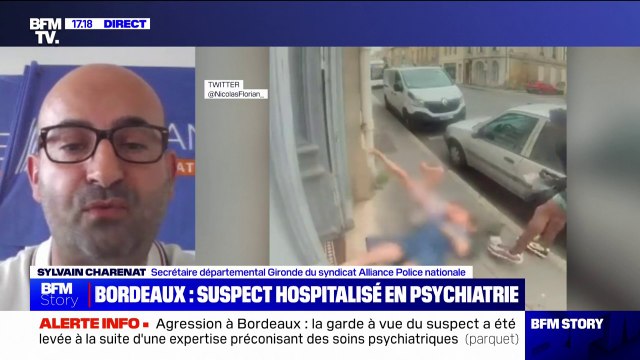 Agression d'une septuagénaire et de sa petite-fille: Bordeaux n'est plus la belle endormie , pour Sylvain Charenat (Alliance Police nationale)
