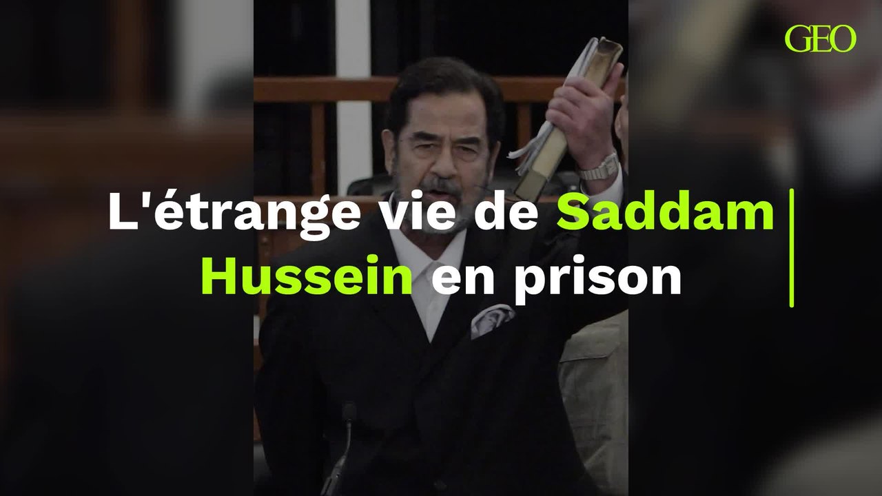L'étrange vie de Saddam Hussein en prison