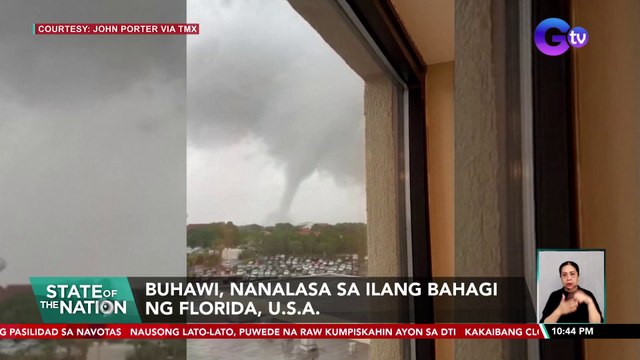 Buhawi, nanalasa sa ilang bahagi ng Florida | SONA