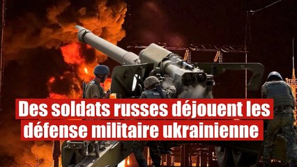 Les soldats russes déjouent plusieurs pièges anti char de l'armée de Kiev