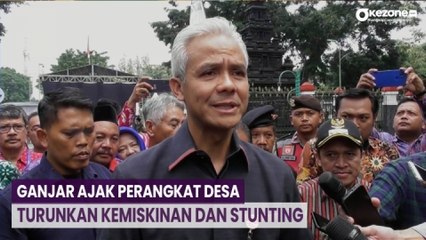 Ganjar: Perangkat Desa Harus Kompak Turunkan Kemiskinan dan Stunting di Masyarakat