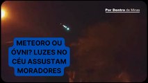 Meteoro ou óvni? Luz brilhante no céu chama atenção de moradores em Belo Horizonte