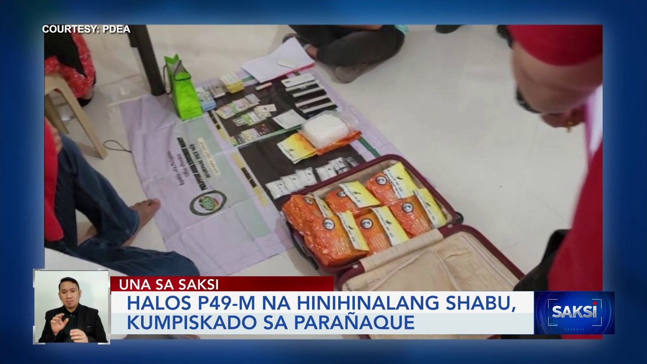Halos P49-M na hinihinalang shabu, kumpiskado sa Parañaque | Saksi
