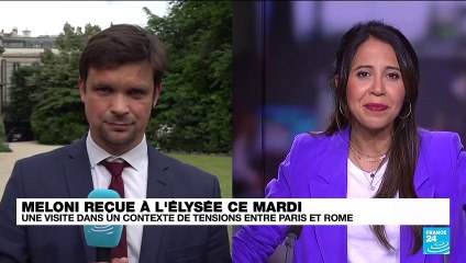 Giorgia Meloni reçue à l'Elysée : "Cela fait des mois que les deux chancelleries essaient d'organiser cette rencontre"