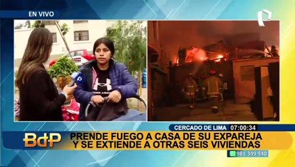 Mujer acusa a su expareja de incendiar su casa por no querer retomar relación