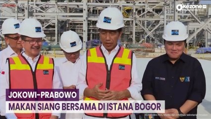 Makan Siang Bersama di Istana Bogor, Jokowi: Pak Prabowo Ingin Ketemu Menyampaikan Sesuatu yang Penting