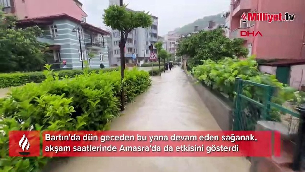 Amasra sular altında kaldı