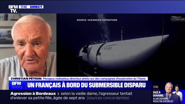 Disparition de Paul-Henri Nargeolet: Je garde de l'espoir qu'il soit encore vivant , explique le plongeur et réalisateur Christian Pétron