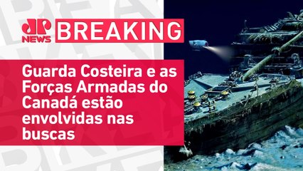 Submersível tenta resgatar submarino que levava turistas para ver o Titanic | BREAKING NEWS