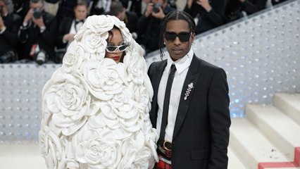 Rihanna Showed Off Her Baby Bump in a See-Through Crochet Romper in A$AP Rocky's Father's Day Post