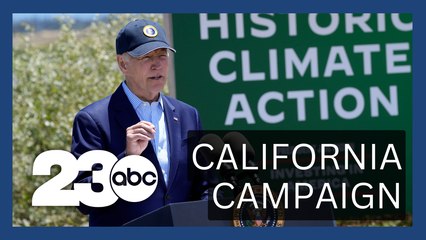 Biden campaigns on energy and AI in California