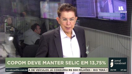 COPOM DEVE MANTER SELIC EM 13,75%