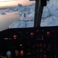 Ce pilote de ligne atterrit dans un aéroport du Groenland : images Magnifiques