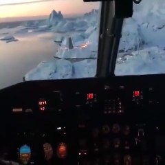 Ce pilote de ligne atterrit dans un aéroport du Groenland : images Magnifiques