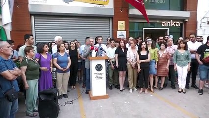 İzmir Emek ve Demokrasi Güçleri, İzmir Barosu'na LGBTİ+ destek açıklaması yaptı