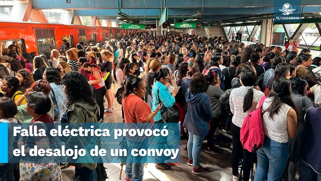 Con fallas y retrasos, así se vive el Metro de la Línea 8 la mañana de este martes