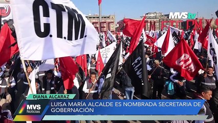 Luisa María Alcalde es nombrada secretaria de gobernación