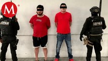 Detienen a dos jóvenes con armamento exclusivo del ejército y droga en Cerralvo, Nuevo León