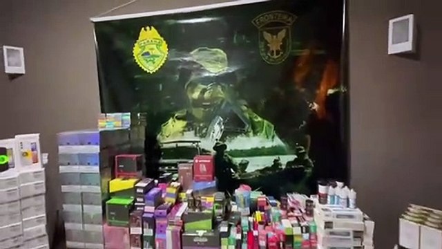 Forças policiais apreendem R$ 500 mil em eletrônicos contrabandeados, em Alto Piquiri