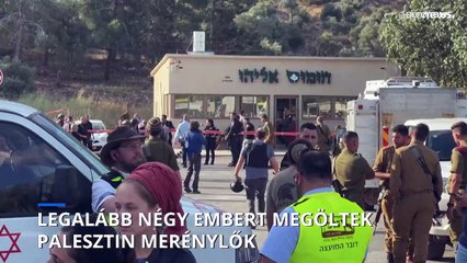 Négy izraelit lőttek agyon palesztin merénylők egy ciszjordániai telepesfaluban