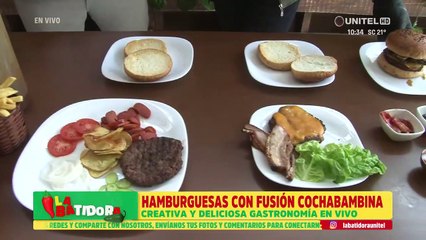 ¡Exquisitos! Conozca la desconstrucción de tres platos típicos cochabambinos hechos hamburguesas