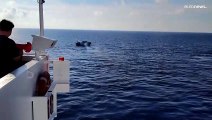 فون دير لايين تصف حادثة غرق المهاجرين بالمروّعة وفيديو جديد لسفينة الصيد قبل غرقها بساعات