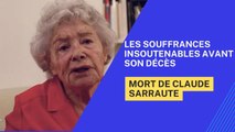 Mort de Claude Sarraute : les souffrances insoutenables avant son décès