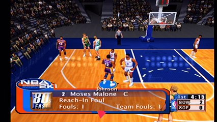 NBA 2K1 80s East vs 80s West