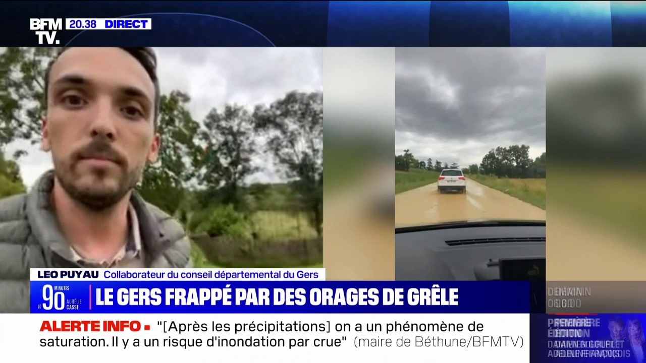 Orages: "Plus d'électricité", "cultures saccagé...