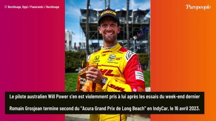 VIDÉO "Romain Grosjean mérite un coup de poing dans la gueule" : le Français détruit par un célèbre pilote !