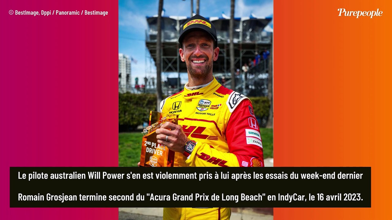 VIDÉO "Romain Grosjean mérite un coup de poing dans la gueule" : le Français détruit par un célèbre pilote !