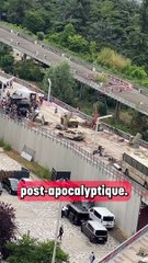 La Défense envahie de zombies pour le spin off de Walking Dead