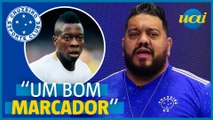 Hugão diz que Palacios será zagueiro no Cruzeiro