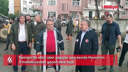Anons yaparak uyardılar! Samsun'da sağanak yağış alarmı