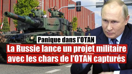 La Russie lance un vaste projet avec tous les chars de l'OTAN capturés en Ukraine