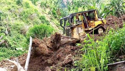 The Most Difficult Work Done By Dozers || D6R XL Bulldozer Pushing Stone