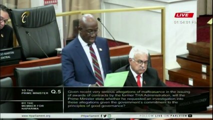 PM SAYS HE HAS NO FRIEND GETTING $$ ON HIS ORDER