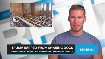 Trump's Defense Team Ordered Not to Release Classified Documents