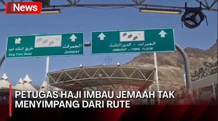 Jemaah Haji Diimbau Tidak Menyimpang dari Rute agar Tak Tersesat saat Jumrah