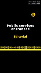 Editorial en inglés | Public Services entranced
